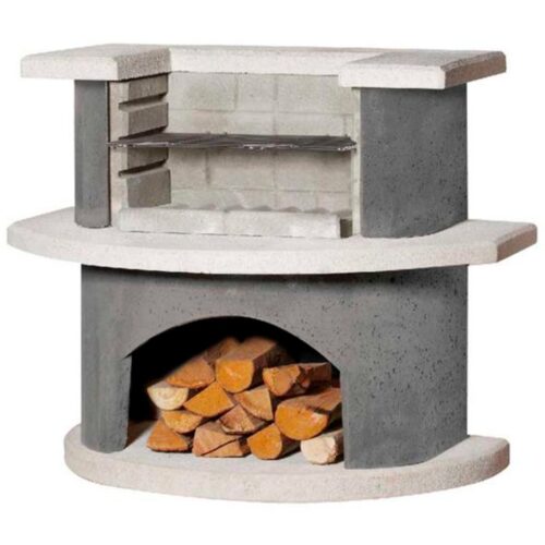 Copenhagen betonpejs & grill - med grillrist og god plads til brænde