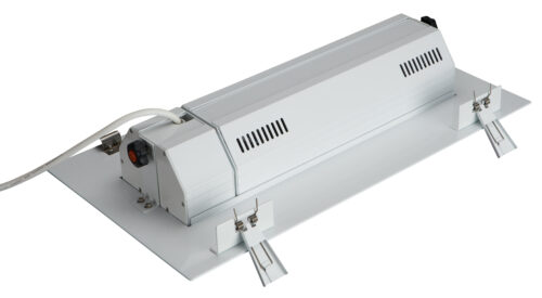 Burda Smart Plus infrarød kortbølge terrassevarmer til indbygning i hvid 2- 2000 watt