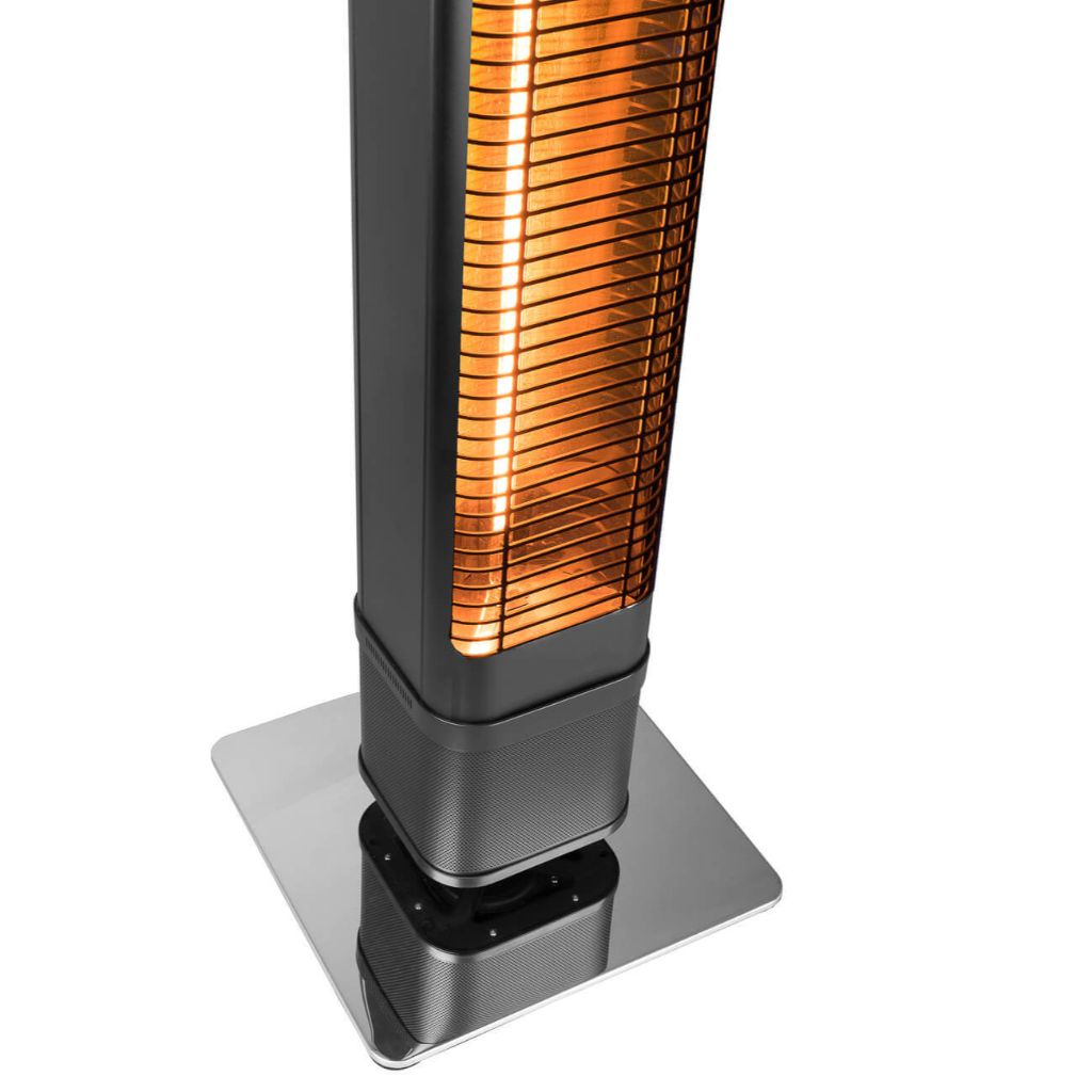 riffel selvmord shuffle Eurom Heat and Beat Tower - Bluetooth - 2200W - ULG - Terrassevarmer.dk